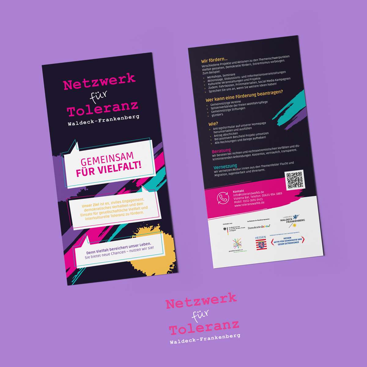 Netzwerk für Toleranz Flyer